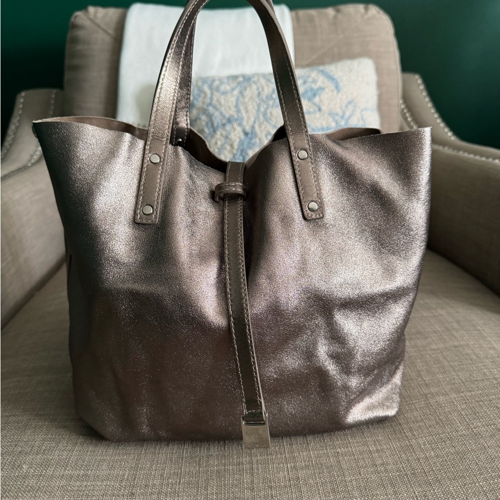 Tiffany & Co. Mini Metallic Reversible Tote Bag
